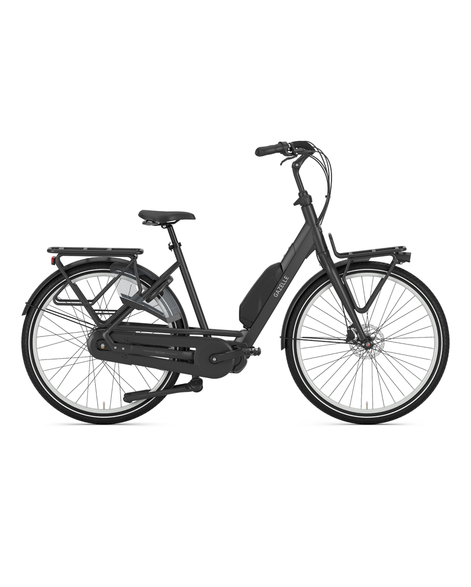 Vélo électrique urbain Unisexe BLOOM C380 HMS Noir